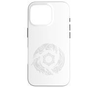 Distressed Crimson Desert Symbol of Pywel Design for Gamers Coque pour iPhone 16 Pro