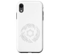 Distressed Crimson Desert Symbol of Pywel Design for Gamers Coque pour iPhone XR
