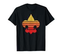 Distressed Fleur-De-Lis Retro 80's / 90's Scouting America T-Shirt
