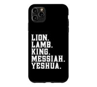 Distressed Lion Lam King Messiah Yeshua Christian Bible Coque pour iPhone 11 Pro Max