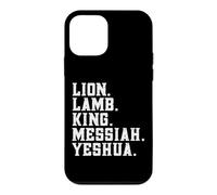 Distressed Lion Lam King Messiah Yeshua Christian Bible Coque pour iPhone 12 Mini