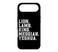 Distressed Lion Lam King Messiah Yeshua Christian Bible Coque pour iPhone Air