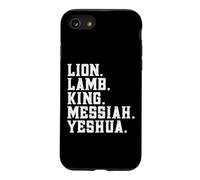 Distressed Lion Lam King Messiah Yeshua Christian Bible Coque pour iPhone SE (2020) / 7/8