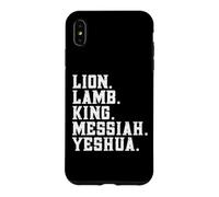 Distressed Lion Lam King Messiah Yeshua Christian Bible Coque pour iPhone XS Max