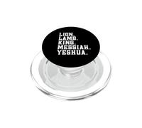 Distressed Lion Lam King Messiah Yeshua Christian Bible PopSockets PopGrip pour MagSafe
