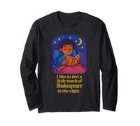 Distressed Little Touch Shakespeare Night Henry Fifth Citation Manche Longue
