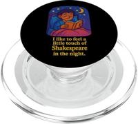 Distressed Little Touch Shakespeare Night Henry Fifth Citation PopSockets PopGrip pour MagSafe