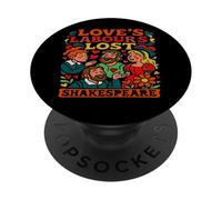 Distressed Love's Labours Lost Shakespeare Title Humoristique PopSockets PopGrip Adhésif
