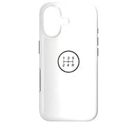 Distressed Retro 80s Gear Shift 5-Speed Straight Car Lover Coque pour iPhone 17