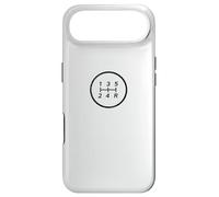 Distressed Retro 80s Gear Shift 5-Speed Straight Car Lover Coque pour iPhone Air