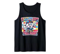 Distressed Take Me Out to The Ball Game for Retro Baseball Game Débardeur