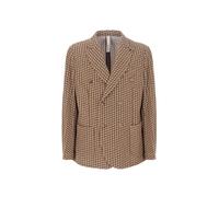 Distretto12 Veste de costume 'Dub' beige / marron, Taille 52
