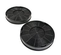 Distri+ - 2 filtres charbon type 196 / EFF62 / F196 compatibles avec hotte AEG, Electrolux, Ariston Hotpoint, Beko, Bosch, Siem