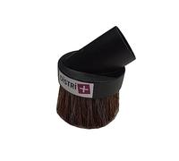 Distri+ - Brosse Meuble Ronde en CRIN de Cheval pour aspirateur allant sur des Tubes de diamètre 32mm - Largeur 6,5cm
