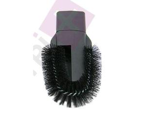 Distri+ Brosse Radiateur tout diamètre (adaptable sur suceur long plat) Noir Synthétique