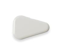 Distri+ - Cache trou de charnière RV1 pour réfrigérateur/congélateur - compatible avec Vestel, Sharp, Telefunken, Continental, Daewoo et Valberg - réf 2451 RV1 (Blanc)