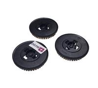 Distri+ - Disque de brosse dure jaune compatible pour Cireuse Electrolux ZP14, AP8000 / Tornado : Chambord LC500C / KARCHER FP303... - Lot de 3 disques