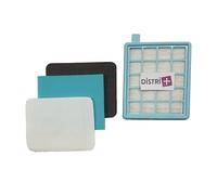 Distri+ - Filtre pour aspirateur Compatible avec Philips - Powerpro Active FC 8630, FC 8631 - Powerpro Compact FC 8470, FC 8471... Alternative pour Philips Origine FC 8058/01