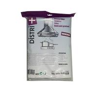 Distri+ - Filtre universel anti-graisse pour hotte à découper à la taille - 114 x 47 cm - anti-odeur - compatible avec AEG, Bosch, Whirlpool