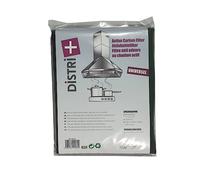 Distri+ - Filtre universel anti-odeurs au charbon actif pour hotte à découper à la taille - 57 x 47cm