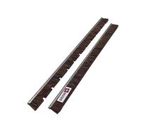 Distri+ - Jeu de 2 Bandes Brosse en CRIN de Cheval pour suceur d'aspirateur en Plastique de Largeur 36cm