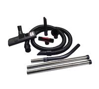 Distri+ - KIT Accessoire Compatible avec ASPIRATEUR FIORENTINI (JUSTINESY) Silent Baby D.32MM (1 Flexible + 1 COUDE + 2 Tubes + 1 Combine + 1 SUCEUR Triangulaire + 1 Brosse Ronde + 1 SUCEUR Plat)