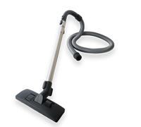 Distri+ - Kit d'accessoires pour aspirateur Compatible avec Miele Classic, Complete C1, Compact C2, S2000 avec Flexible 1,85 m, Tube télescopique Acier et Brosse combinée