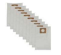 Distri+ Lot de 10 Sacs aspirateur Microfibre compatibles avec Makita DVC660 DVC665 - Alternative à la réf. d'origine 191C26-2