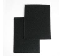 Distri+ - Lot de 2 filtres à air en Mousse Universel pour aspirateur à découper - Dimensions : 250x180x10mm