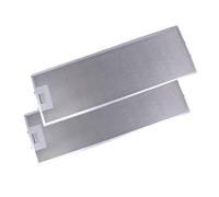 Distri+ - Lot de 2 filtres métal anti-graisse pour hotte compatible avec Ariston Hotpoint, Faure, Indesit, Whirlpool... 481248058305, GF023C, C00098625... Dimensions : 177 x 533 mm