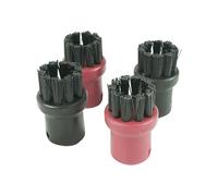 Distri+ - Lot de 4 brosses rondes pour nettoyeur vapeur - compatible avec Karcher - alternative réf d'origine 2.863-058.0