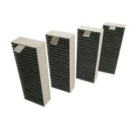 Distri+ - Lot de 4 filtres à charbon pour hotte aspirante Bosch et Siemens - alternative pour pièce d'origine N°17007412-17007113