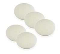 Distri+ - Lot de 5 Superpads Blanc 432 mm (17") - disque de Polissage non abrasif pour monobrosse et autolaveuse - finition brillante des sols/effet poli
