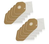 Distri+ - Sac aspirateur en Microfibre - Compatible avec Ghibli Dorsal Voyager 4 - la Pochette de 10 Sacs - Alternative à la référence d'origine 6650031