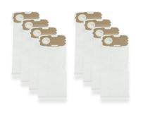 Distri+ - Sac Microfibre pour Aspirateur - Compatible avec Vorwerk VK118, VK119, VK120, VK121, VH122 - lot de 8