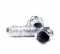 Distri+ - Tuyau gaine universel compatible avec hotte Whirlpool,... Alternative pour référence d'origine 484000008611, CHT154/1 - Diamètre : 120mm - Longueur : 10m