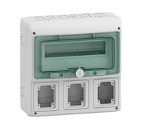 Distributeur 1x12 encastré IP65 pour prises Mureva 13180