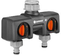 Gardena Sélecteur d'arrosage 2 voies – Raccord de robinet