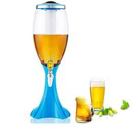 Distributeur à Bière, Boissons avec Tour De Bière à Tirage Froid 3L avec Tube à Glace Amovible, Idéal pour La Soirée