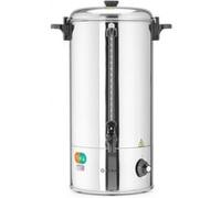 HENDI Distributeur de Boissons Chaudes Électrique, Simple Paroi, Marmite/Bouilloire à Vin Chaud, 94-99°C, 18L, 230V/2200W, 387x275x(H)595mm, Inox