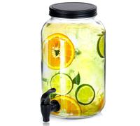 Distributeur à boissons en verre 3L avec robinet design cuisine moderne
