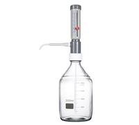Distributeur À Bouchon Doseur 0-25 Ml, Distributeur À Bouchon Doseur À Manchon Avec Flacon En Verre De 2000 Ml, Échelle De Capacité Réglable, Pipetage Précis Et Sûr Pour Acides, Bases Et Réactifs