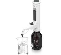 Distributeur À Bouchon Doseur, Distributeur De Liquide De Laboratoire Réglable De 10 À 60 Ml Avec 5 Adaptateurs Filetés, Double Valve, Affichage Numérique, Résistant Aux Acides Et Aux Bases, Pour Une