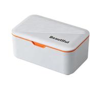 Distributeur à lingettes Récipient de rangement rechargeable avec couvercle