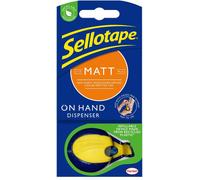 Distributeur À Main Avec Ruban Adhésif Mat Invisible,Mains Libres Pour Les Travaux Manuels Et L'emballage,Comprend Un Distributeur Rechargeable Et Un Rouleau De Ruban Adhésif Mat Invisible