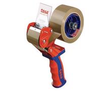 tesa Distributeur de ruban d'emballage 06400-01-02 ajustable avec dispositif de freinage 50 mm 66 m