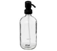 Distributeur à savon 450ml transparent - 5 five simply smart