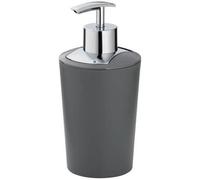 Distributeur à savon - KELA - Marta - Contenance 350ml - En plastique - Gris et chrome