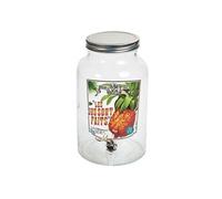 Distributeur Ananas en verre de boisson 5.5 L - Dimensions : Hauteur 30.5 cm - Diamètre 18 cm