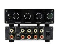 Distributeur audio sans perte 1 entrée 4 sorties sélecteur de signal Commutateur de source Volume de tonalité pour carte d'amplificateur